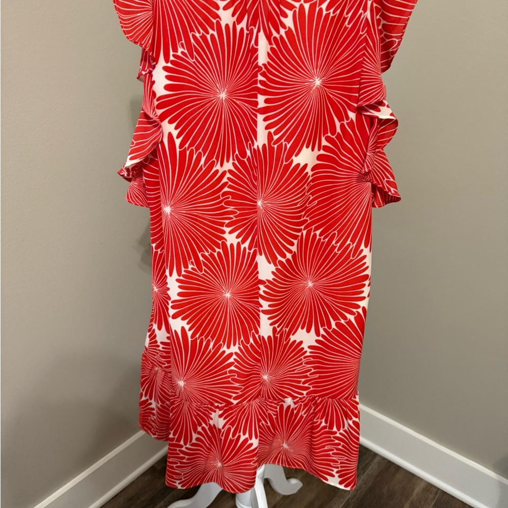 J. Crew Red and White Striped Garment